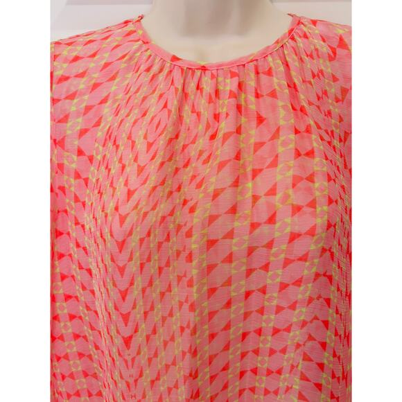 Misa Los Angeles Petra Geometric Belted Dress, Size S - Picture 5 of 10